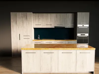 31-Kitchen7 texture 3 3D model