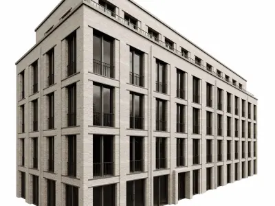 Bard College Student Residential Building 3D model