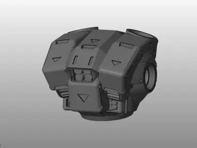 CHIBI-TECH SD - HALBERD CORE 3D print model