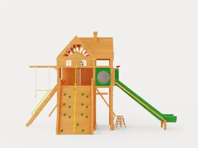 Monster Huckleberry Hideout Pgk II Low-poly 3D model