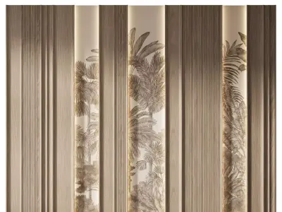 Decorative V110 Wall Panels 3D model