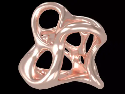 Abstract Shape v41 003 Low-poly 3D model