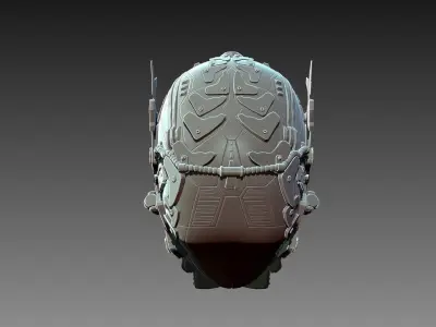 Sci-Fi Head 3D model