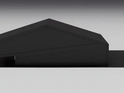 Goose Neck Vent 01 Low-poly 3D model