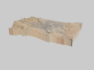 RIYADH City Low-poly 3D model