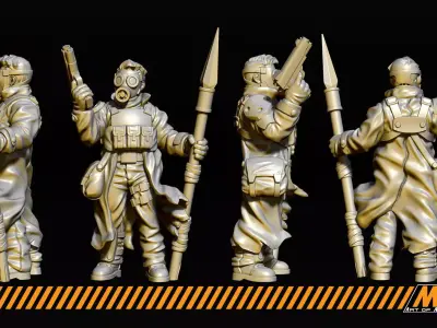 Apocalypse survivors 3D print model