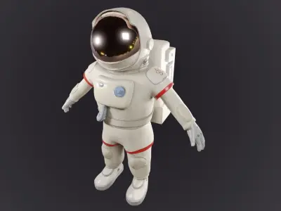 CARTOON  ASTRONAUT 3D model