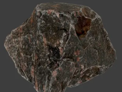 Dacota Stone Low-poly 3D model