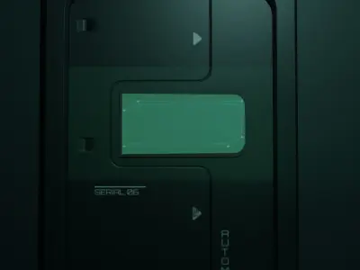 Futuristic Interrogation Room 3D model