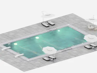 Swimming Pool 1 3D model