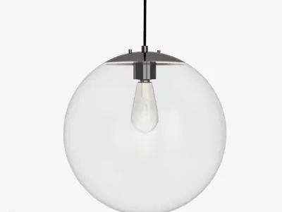 Globe pendant lamp by West Elm 3D model