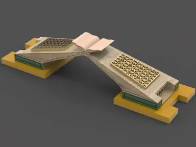 THE GATE OF MECCA  3D print model