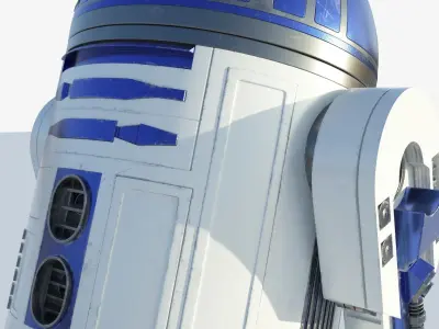 Astromech droid - R2D2 3D model