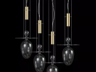 Melogranoblu Perfume Egg Pendant Ceiling Light 3D model