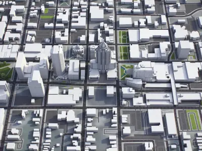 Lexington Low-poly 3D model