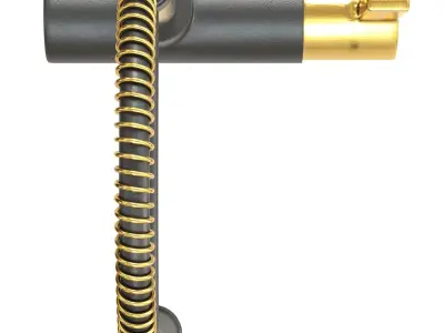 Valves-01 kitchen faucet gold Free 3D model