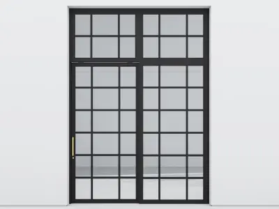 Aluminium door 315 3D model