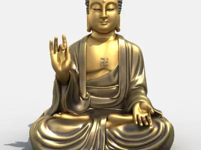 3D Models Buddha Statue 3D model