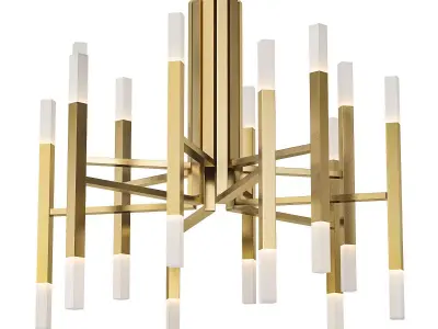 Ecolight chandelier 3D model