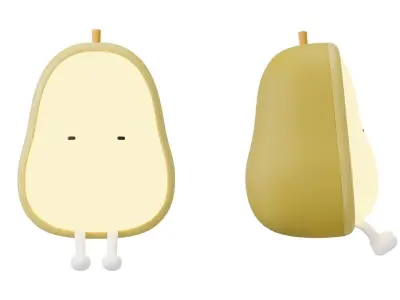 Pear Night Lamp  3D model