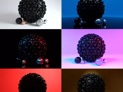 Octane Render Studio Setup for Cinema4d 3D model