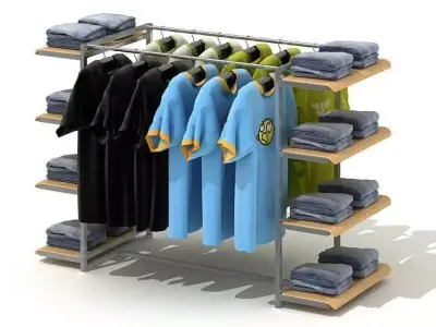 Clothing Retailer Display Rack 3D model