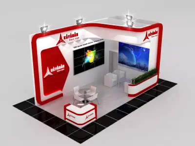 Kayahan Size 4 m x 8 m  Height 350 cm 3D model