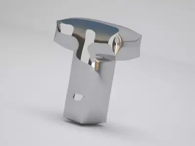 T Balloon Silver 3D model