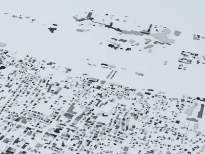 Nassau Streets and Buildings 3D model