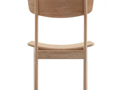 Round Chair by Muji 3D model