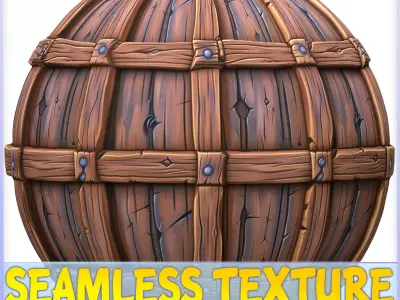 Stylized Wood Seamless Texture Texture