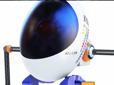 Xyff Sci-Fi Robots Vol 1 Kyklo HrBrt 3D model