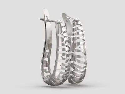 ER 162 Earring 3D print model
