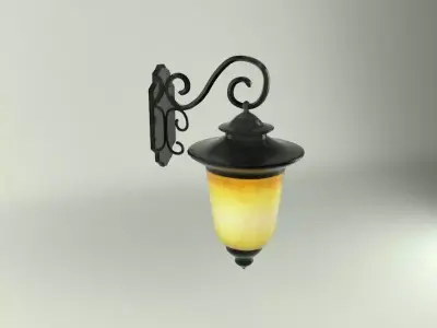 Lamp Wall Lighting Low-poly 3D model