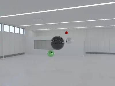HDRI - Industrial Warehouse Interior 16 - 16384x8192 Texture