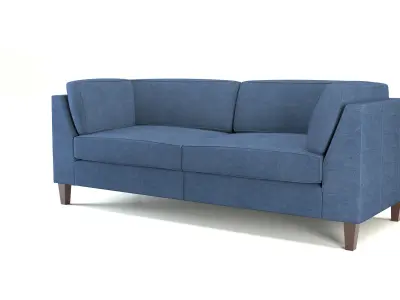 sofa modeling Low-poly 3D model