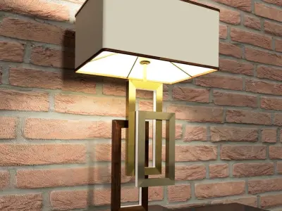 Table Lamp Edge Collection - OASIS 3D model