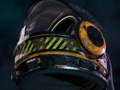 Space Helmet 3D model purchase