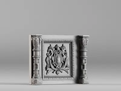 001582 Architectural Element 3D print model