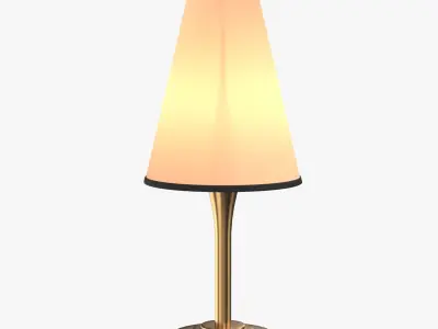 Table Lamp On Bar Banquette PBR 3D model