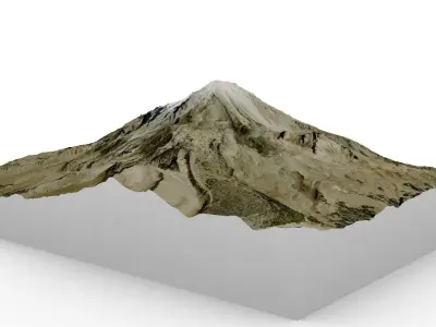 Mount Orizaba 3D model