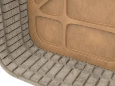 Mos Eisley door 1-12 scale Blackseries 3D print model