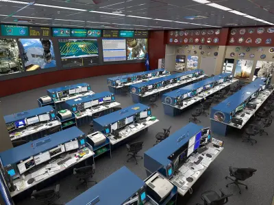  NASA Mission Control Room Space Center 