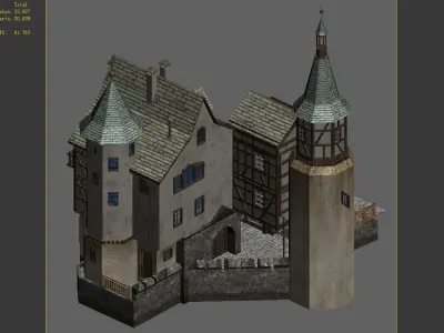 Heterogeneous - Architecture - Building 04 3D model