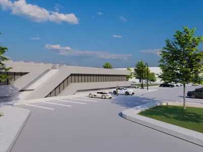 Entertainment Cultural Center 3D model