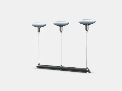 TALLBYN Pendant lamp with 3 lamps Low-poly 3D model