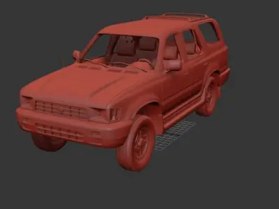 Toyota 4Runner Mk2 5door 1992 3D print model