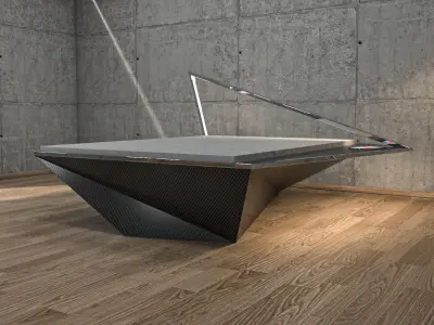 deconstruction bed 3D model