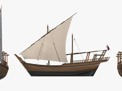  Qatar Traditional Boat 