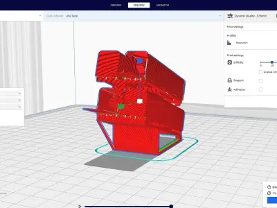 hypersonic missile launcher 3D print model